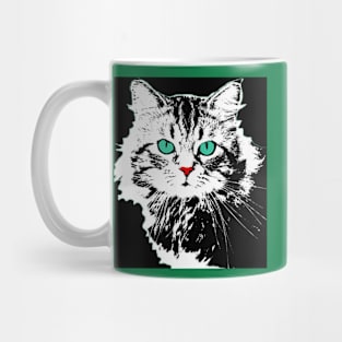 Pop art white black Mug